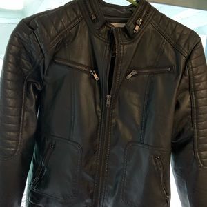 MAKE AN OFFER! Faux leather jacket